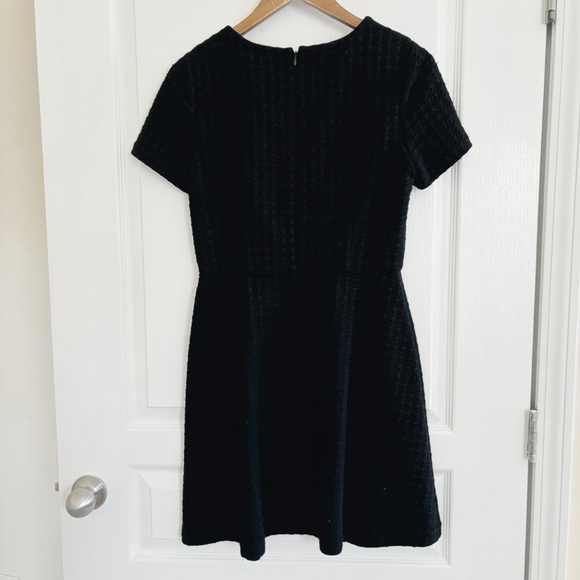 Theory Amberdale Karlie Houndstooth Knit Dress 6 Black - Picture 4 of 8
